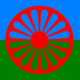 Sinti und Roma Flagge